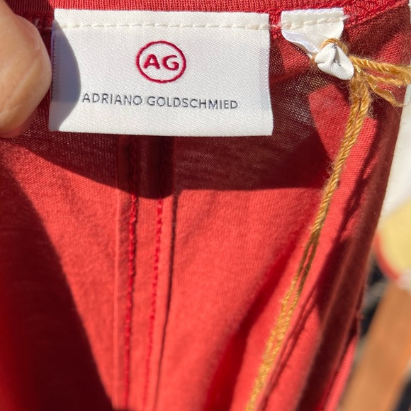 AG Adriano Goldschmied Lexi Tank Firebrick size M - Picture 8 of 9